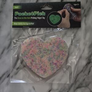 Glow-in-the-Dark Heart Fidget Toy